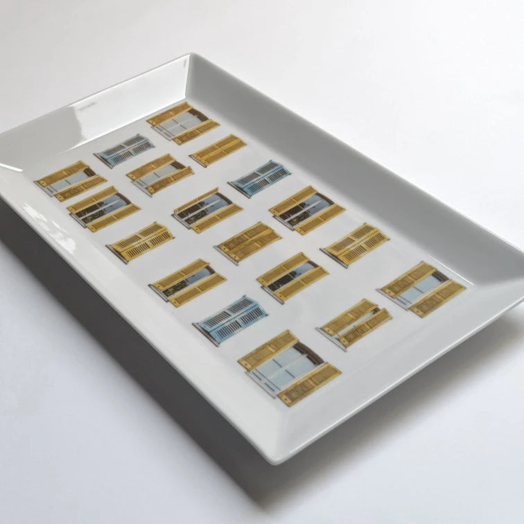 La Finestra Sul Cortile Yellow Shutters Trinket Tray