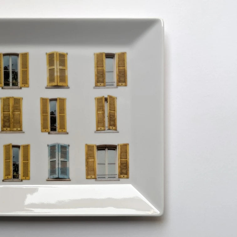 La Finestra Sul Cortile Yellow Shutters Trinket Tray