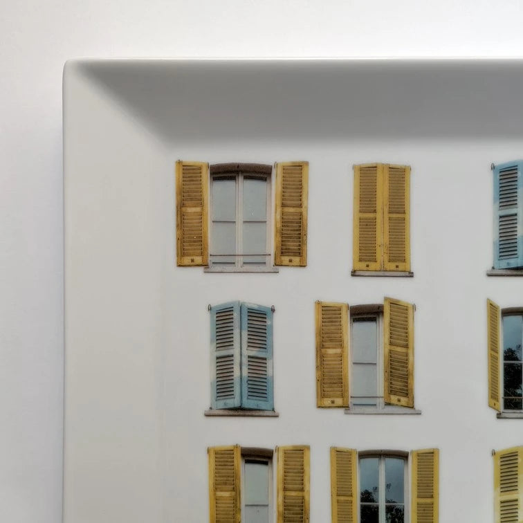 La Finestra Sul Cortile Yellow Shutters Trinket Tray