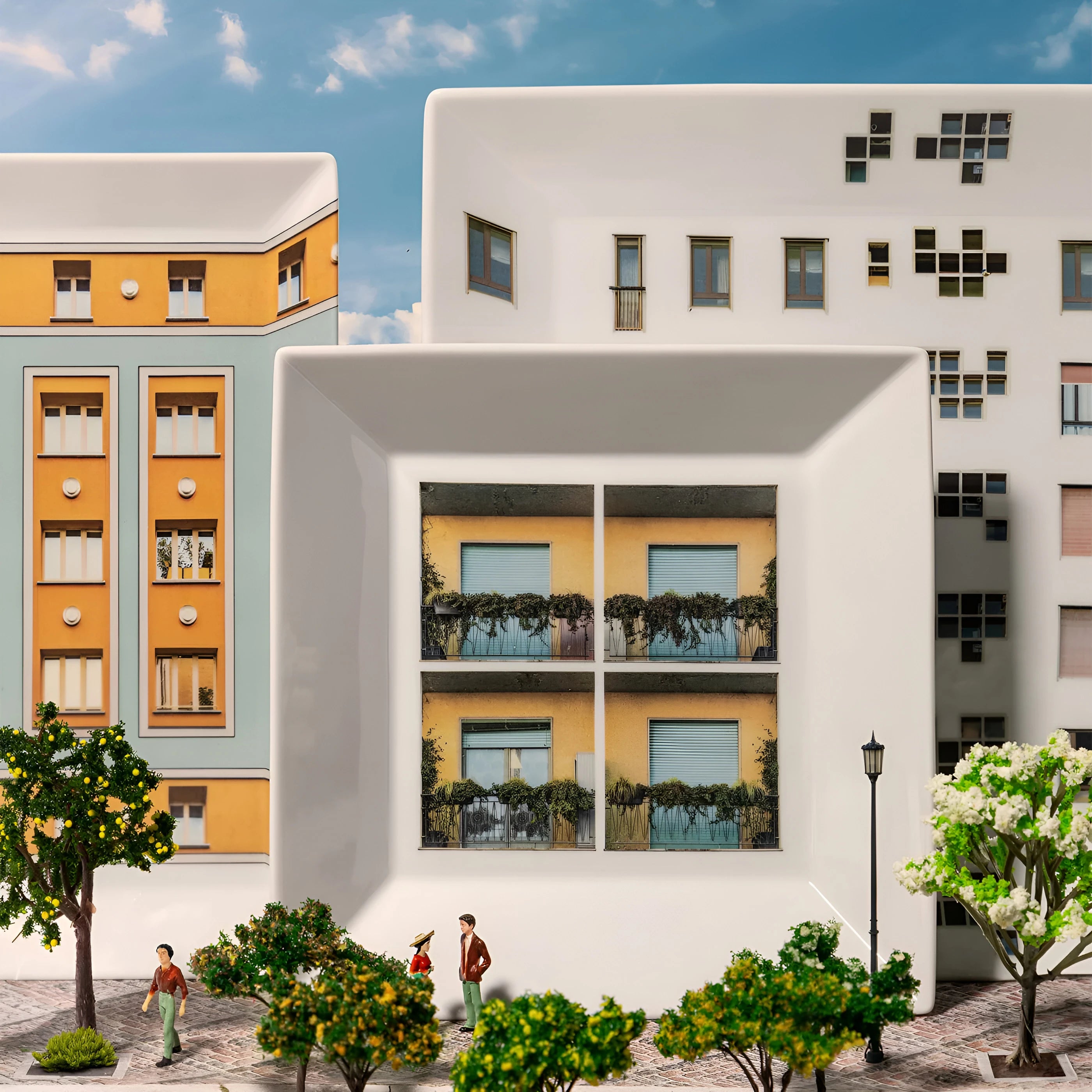 La Finestra sul Cortile Urban Facade Trinket Tray