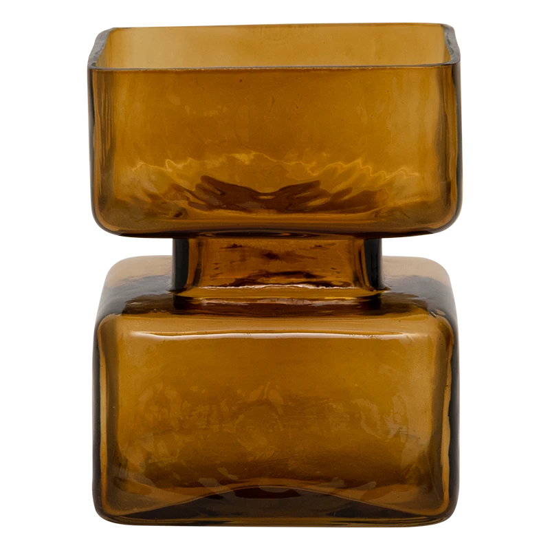 Camo brown candleholder