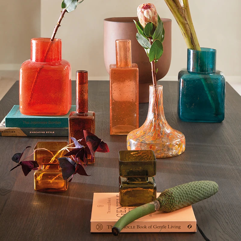 Camo brown candleholder