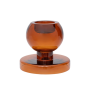 Two sides apricot candleholder